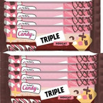 The Real Candy Co. Triple Nougat Bars 130g (16x Bars)