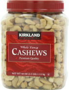 Kirkland Signature Whole Fancy Cashews, 1.13 Kilogram (2.5 Pound)