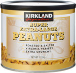 Kirkland Signature Super Extra-Large Roasted & Salted Peanuts, 1.13kg