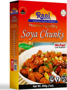 Rani SOYA Chunks Nuggets (High Protein) Vadi, 160oz (10lbs) 4.54kg Bulk Box ~ All Natural, Salt-Free | Vegan | No Colors | Gluten Friendly | Non-GMO | Indian Origin | Meat Alternate Substitute Rani SOYA Chunks Nuggets (High Protein) Vadi, 160oz (10lbs) 4.54kg Bulk Box ~ All Natural, Salt-Free | Vegan | No Colors | Gluten Friendly | Non-GMO | Indian Origin | Meat Alternate Substitute