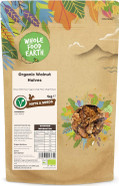 Wholefood Earth Organic Walnut Halves 1kg Raw | GMO Free | Vegan | High Fibre | High Protein | Certified Organic Wholefood Earth Organic Walnut Halves 1kg Raw | GMO Free | Vegan | High Fibre | High Protein | Certified Organic