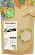 Wholefood Earth Organic Chickpea Flour (Gram Flour)  3 kg | Vegan | GMO Free | High Fibre | Certified Organic