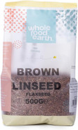 Whole Food Earth® Brown Linseed/Flaxseed, GMO Free, Natural, High Fibre, Source of Protein, 1 kg (Pack of 1)