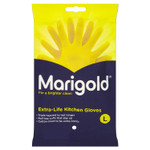 Marigold Unisex El Gloves - Large & Small, Extra Life Kitchen Gloves, Yellow (Pack of 1) Marigold Unisex El Gloves - Large & Small, Extra Life Kitchen Gloves, Yellow (Pack of 1)