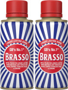 Brasso Metal Polish (Pack of 2)- Long-Lasting Shine for Brass, Copper, Stainless Steel, and Chrome (75 ml each) Brasso Metal Polish (Pack of 2)- Long-Lasting Shine for Brass, Copper, Stainless Steel, and Chrome (75 ml each)