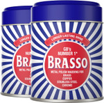 Brasso Metal Polisher Wadding for Brass, Copper, Stainless Steel & Chrome 2 x 175ml Brasso Metal Polisher Wadding for Brass, Copper, Stainless Steel & Chrome 2 x 175ml
