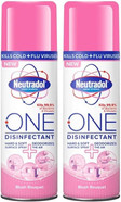 Neutradol One Disinfectant Relaxing Cotton Or Blush Bouquet 300ml Surface Spray (Blush Bouquet, 2 Pack) Neutradol One Disinfectant Relaxing Cotton Or Blush Bouquet 300ml Surface Spray (Blush Bouquet, 2 Pack)