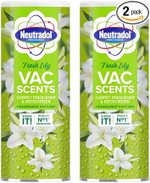 Neutradol Carpet Deodoriser, Vac Scents, Odour Neutraliser Powder for Carpets & Rugs, Fresh Lily, Multipack of 2 x 350g Neutradol Carpet Deodoriser, Vac Scents, Odour Neutraliser Powder for Carpets & Rugs, Fresh Lily, Multipack of 2 x 350g