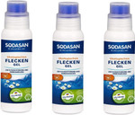 Sodasan Stain gel with application brush, ecological stain gel for pre-treatment and stain removal, 3 x 200 ml Sodasan Stain gel with application brush, ecological stain gel for pre-treatment and stain removal, 3 x 200 ml