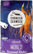 100% Organic Mixed Seaweed Flakes by The Cornish Seaweed Company | 60g Pouch | Kelp and Sea Spaghetti | 100% Organic Cornish Seaweed 100% Organic Mixed Seaweed Flakes by The Cornish Seaweed Company | 60g Pouch | Kelp and Sea Spaghetti | 100% Organic Cornish Seaweed