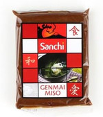 THREE PACKS of Sanchi Genmai Miso 345g