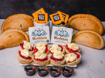 The Cornish Cream Tea & Pasty Hamper 4 Person Deluxe Gift Inc Fresh Scones, Tea, Jam, Roddas Clotted Cream & 4x Large Gourmet Cornish Pasties Gift Hamper Anniversary, Special Occasions The Cornish Cream Tea & Pasty Hamper 4 Person Deluxe Gift Inc Fresh Scones, Tea, Jam, Roddas Clotted Cream & 4x Large Gourmet Cornish Pasties Gift Hamper Anniversary, Special Occasions