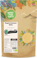 Wholefood Earth Organic Couscous White  250g | Raw | GMO Free | Vegan | Certified Organic