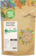 Wholefood Earth Short Grain Brown Rice 2 kg | GMO Free | Natural | Source of Fibre Wholefood Earth Short Grain Brown Rice 2 kg | GMO Free | Natural | Source of Fibre