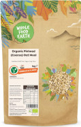 Wholefood Earth Organic Pinhead (Coarse) Oat Meal 3 kg | Stabilised | GMO Free | Vegan | High Fibre | Certified Organic Wholefood Earth Organic Pinhead (Coarse) Oat Meal 3 kg | Stabilised | GMO Free | Vegan | High Fibre | Certified Organic