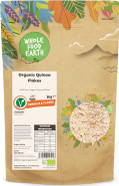 Wholefood Earth Organic Quinoa Flakes 3 kg | GMO Free | Vegan | Source of Fibre | Certified Organic Wholefood Earth Organic Quinoa Flakes 3 kg | GMO Free | Vegan | Source of Fibre | Certified Organic