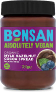 Bonsan Vegan Mylk Hazelnut Cocoa Spread Vegan, 350g