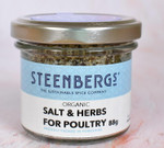 Steenbergs Organic Salt and Herbs for Poultry Standard Jar 88g