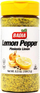 Badia Lemon Pepper Seasoning 184.3g (6.5 oz)
