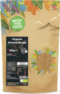 Wholefood Earth Organic Ground Ginger 250 g | GMO Free | Certified Organic