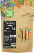 Wholefood Earth Organic Ceylon Cinnamon Sticks 250 g | GMO Free | Certified Organic Wholefood Earth Organic Ceylon Cinnamon Sticks 250 g | GMO Free | Certified Organic