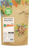 Wholefood Earth Plain Toasted Wheat Flakes 2 kg | GMO Free | High Fibre | Source of Protein Wholefood Earth Plain Toasted Wheat Flakes 2 kg | GMO Free | High Fibre | Source of Protein