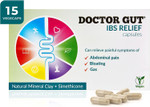 Doctor Gut IBS Relief Capsules, 30 Caps - Stomach Pain Relief, Bloating Relief, Trapped Wind & Gas Relief - Drug-Free, Natural Clay, Expels Harmful Causes of Irritable Bowel Syndrome Doctor Gut IBS Relief Capsules, 30 Caps - Stomach Pain Relief, Bloating Relief, Trapped Wind & Gas Relief - Drug-Free, Natural Clay, Expels Harmful Causes of Irritable Bowel Syndrome