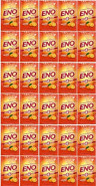 Eno Fruit Salt Orange Antacid Powder Baking Soda for Indigestion, Heartburn, Flatulence 30 Sachets 5 G Each 30 Sachets 5 g Each Eno Fruit Salt Orange Antacid Powder Baking Soda for Indigestion, Heartburn, Flatulence 30 Sachets 5 G Each 30 Sachets 5 g Each