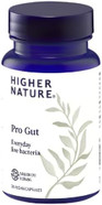 Higher Nature - Pro Gut - High Strength Probiotic Cultures - Multi-Strain Probiotic for Digestive System - Everyday Live Bacteria - 5 Billion CFUs - for Good Gut Flora, Gas & Bloating - 30 Capsules Higher Nature - Pro Gut - High Strength Probiotic Cultures - Multi-Strain Probiotic for Digestive System - Everyday Live Bacteria - 5 Billion CFUs - for Good Gut Flora, Gas & Bloating - 30 Capsules