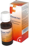 Fenistil Drops 20ml Insect Bites,Itching,Sunburn,Rash, Anti Pruritic Medicine