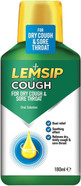 Lemsip Cough Syrup, 180ml, Paracetamol, Cough Medicine, Dry Cough, Tickly Cough, Sore Throat Relief, Catarrh and Mucus Relief, Dual Relief, Soothing, Decongestants, Medication Lemsip Cough Syrup, 180ml, Paracetamol, Cough Medicine, Dry Cough, Tickly Cough, Sore Throat Relief, Catarrh and Mucus Relief, Dual Relief, Soothing, Decongestants, Medication
