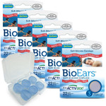Bio Ears Soft Silicone EarPlugs Protection - 3 Pairs (5 Pks (15 Pairs), Light Blue) Bio Ears Soft Silicone EarPlugs Protection - 3 Pairs (5 Pks (15 Pairs), Light Blue)