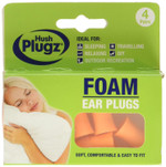 Hush Plugz 3920 Foam Earplugs (Pack of 4)
