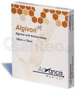 Algivon Plus 10cm x 10cm alginate CR4225 x5 dressings by Advancis Medical