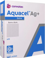 AQUACEL AG Extra 5x5 cm Compresses 10 Pieces