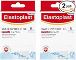 Elastoplast Waterproof XXL Med+ Dressings (5 Pieces), Pack of First Aid Plasters, Large Plasters for Post-Operative Wounds, Waterproof Sterile Dressings for Wounds, 0% Latex, Clear (Pack of 2) Elastoplast Waterproof XXL Med+ Dressings (5 Pieces), Pack of First Aid Plasters, Large Plasters for Post-Operative Wounds, Waterproof Sterile Dressings for Wounds, 0% Latex, Clear (Pack of 2)
