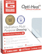 Opti-Heal Hydration Multi Purpose Dressing - Neo G Burn Dressings Hydrogel Wound Dressings Adhesive for Burns, Cuts, Pressure Sores, Ulcer Treatment - 10x8 cm 3 Pcs Opti-Heal Hydration Multi Purpose Dressing - Neo G Burn Dressings Hydrogel Wound Dressings Adhesive for Burns, Cuts, Pressure Sores, Ulcer Treatment - 10x8 cm 3 Pcs