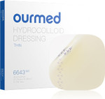 Ourmed Hydrocolloid Dressing 5cm x 10cm, Extra Thin Waterproof Wound Plasters, Adhesive Bandages for Light Exudate Wound, Blister, Acne, Superficial Wound Care, Faster Healing, 0.3mm, 10 Pack Ourmed Hydrocolloid Dressing 5cm x 10cm, Extra Thin Waterproof Wound Plasters, Adhesive Bandages for Light Exudate Wound, Blister, Acne, Superficial Wound Care, Faster Healing, 0.3mm, 10 Pack