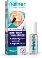 Nailner Fungal Nail Treatment Brush Extra Strong 5ml - 2in1 Treat & Prevent Toe Nail Fungus - Treat Antifungal Nail Infection - Clinically Tested & Fast Results Nailner Fungal Nail Treatment Brush Extra Strong 5ml - 2in1 Treat & Prevent Toe Nail Fungus - Treat Antifungal Nail Infection - Clinically Tested & Fast Results