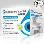 Lumecare Eye Lid Wipes 3 Boxes Of 20 Sachets Each