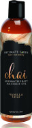 Intimate Earth 120ml Chai Aromatherapy Massage Oil Vanilla Chai
