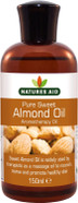 Natures Aid Sweet Almond Oil 150ml 100% Pure Massage Aromatherapy Oil for Dry Sensitive or Irritated Skin Vegan, Non-GMO, Gluten-Free Hydrates, Soothes, Nourishes Natural Skincare Pack of 1 Natures Aid Sweet Almond Oil 150ml 100% Pure Massage Aromatherapy Oil for Dry Sensitive or Irritated Skin Vegan, Non-GMO, Gluten-Free Hydrates, Soothes, Nourishes Natural Skincare Pack of 1