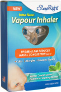 SleepRight Vapour Inhaler - Breathe Aid, incorporating Soothing Menthol vapours, Delivered continuously Throughout The Night for up to 10 Nights. Opens Airways and Helps to Reduce Nasal Congestion SleepRight Vapour Inhaler - Breathe Aid, incorporating Soothing Menthol vapours, Delivered continuously Throughout The Night for up to 10 Nights. Opens Airways and Helps to Reduce Nasal Congestion