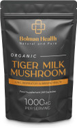 Tiger Milk Mushroom Capsules | 30 Day Supply | HPMC Vegan Friendly Capsules | Enhanced Immunity | Lung & Respiratory Health | Made in The UK