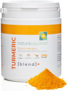 Nature Squared Turmeric Super [Blend] - Premium & Organic Turmeric (3933mg) Powder with 7 Active Ingredients - 330g(3 Month Supply) - Vegan - Non GMO - Gluten Free - GMP - Potent Antioxidant- UK Made