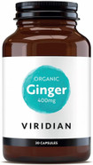 Organic Ginger Root 400mg: 30 Veg Caps