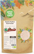 Wholefood Earth Organic Psyllium Husk Powder 500g Vegan | GMO Free | High Fibre | High Protein | Certified Organic Wholefood Earth Organic Psyllium Husk Powder 500g Vegan | GMO Free | High Fibre | High Protein | Certified Organic