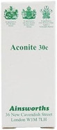 Ainsworths Aconite 30c Homoeopathic Rem 120 tablet X 3 (Pack of 3)
