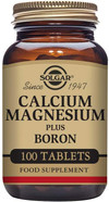 Solgar Calcium Magnesium Plus Boron Tablets - Pack of 100 - Bone Support - Supports Restfulness, Energy Release and a Balanced Mind - Vegan, Gluten Free and Kosher Solgar Calcium Magnesium Plus Boron Tablets - Pack of 100 - Bone Support - Supports Restfulness, Energy Release and a Balanced Mind - Vegan, Gluten Free and Kosher