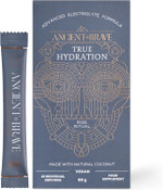 Ancient + Brave True Hydration - Electrolyte Powder 15 x 6g Sachets - Magnesium, Potassium, Chromium - Coconut Water Blend for Morning Replenishment, Post Workout Recovery - Vegan, Natural Flavor Ancient + Brave True Hydration - Electrolyte Powder 15 x 6g Sachets - Magnesium, Potassium, Chromium - Coconut Water Blend for Morning Replenishment, Post Workout Recovery - Vegan, Natural Flavor